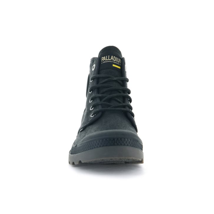 Palladium Pampa Hi WAX Men's Boots Black | UK Z150-EYG